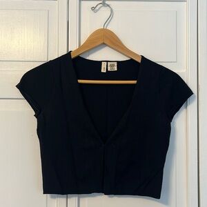 Moth Black Shrug Cardigan S